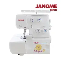 在飛比找Yahoo奇摩購物中心優惠-日本車樂美JANOME 889D 拷克機