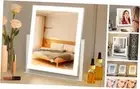 Rechargeable Makeup Mirror with Lights - 11.8"x12.8" Vanity Mirror with Lights