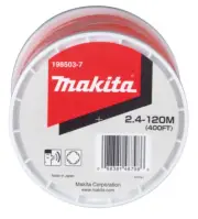 Makita 198503-7 Round Wire Brush Cutter Edge Trimmer 2.4mm x120m