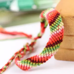 漸層編織繩 DIY 手環 手鏈 製作材料 棉繩 棉線 十字繡 手工藝 創意手作 串珠繩 繩子【JC5073】《Jami》