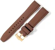[MZBZUTEDEE] Fit For Mido Fit For Rolex Fit For Tudor Rubber Silicone Watchband Fit For Citizen Fit For Tissot Fit For Seiko Needle Buckle Arc Interface Watch Strap 20 22mm