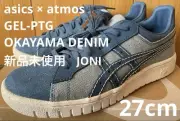 Asics Men 9.0US Atmos Gel-Ptg Okayama Denim Beautiful design Easy to use and dur