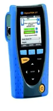 Trend Networks SIGNALTEK CT Copper Cable Data Tester Touchscreen