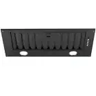 Schweigen 60cm Undermount Rangehood Matte Black On Board Motor WINU-6B