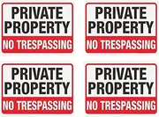 AIMALL 4PCS Metal Warning Camera Signs Reflective Outdoor Security Signs 9.8 x 13.8 inch UV Protected Weatherproof Durable Aluminum Safety Signs for Home and Business Use