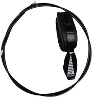 Folpus Lawn Mower Throttle Cable Kit, with Switch Lever Replace Parts 1.3 Meters Cable, Throttle Controls for Petrol Lawnmowers Yard, Black