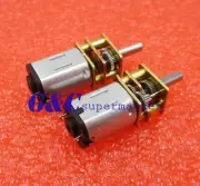 2PCS DC 12V 200RPM Micro Motor Speed Reduction Gear Motor Metal Gearbox Wheel