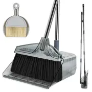 Broom with Dustpan Combo Set, Broom and Dustpan Set with Long Handle, Kitchen...