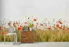 3D Floral Field Wallpaper Wall Mural Removable Self-adhesive 280