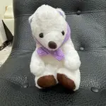 紫色圍巾北極熊娃娃（全新）