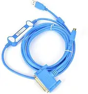 Respicefinem USB-SC09 PLC Programming Cable PLC Data Cable Download Line for Mitsubishi 3 Meters Environmentally Friendly PVC Wire with Strong Cold Heat Toughness Ductility
