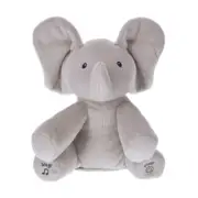 GUND - Flappy Elephant Animated Plush - Nursery Interactive Toy Animals