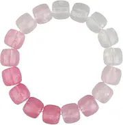 [KiRYu] Firefly Beads Bracelet, Glow in The Dark Beads Bracelet, Colorful Bohemian Ankle Wrap Bracelets, Night Light Gradient Stone Meditation Beaded Lucky Charm Crystals Bracelets for Women Necklace