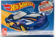 Hot Wheels “1997 Dodge Viper GTS” Snap Plastic Model Kit (AMT 1/25 Scale) NEW