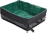 Portable Litter Box,Low Entry Cat Litter Box | Leakproof Low Entry Carrier Odor Control Tray Portable for Travel Car Kittens Indoor Corner Placement