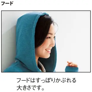 【nissen日本服飾】舒適混棉長版連帽外套 - 麻花白（S）