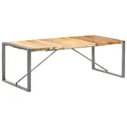 vidaXL Dining Table 220x100x75 cm Solid Wood Mango