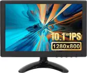10.1 Inch Small Monitor, 1280X800 Resolution Mini Computer Monitor 60HZ 3Ms IPS