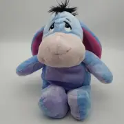 NEW Disney Baby Eeyore Donkey Plush Blue Pink Floppy Stuffed Animal 13" Toy Pooh
