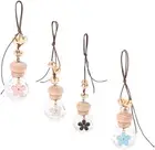 CORHAD 4Pcs Perfume Bottle Pendant Car Air Freshener Bottle Mini Essential Oi...