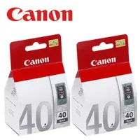 在飛比找蝦皮商城優惠-Canon PG-40 原廠墨水匣組合(2黑) 現貨 廠商直