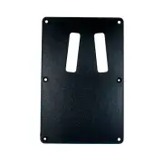 Tremolo Back Plate Cavity Cover For Kramer style guitar, ABS 1ply Black