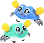 WESIEVYA 2pcs Walking Crab Toy Boy Toys Crab Toy Animal Toys Toy for Boy Toys Cars Novelty Simulation Crab Playset Babyautomotive Car Toy Plastic