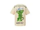 Onitsuka Tiger OVERSIZED GRAPHIC TEE 2183B465 750 IVORY Unisex T-Shirts cotton