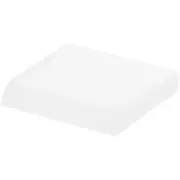 Plymor Frosted Acrylic Square Base (Angled-Front), 2"W x 2"D x 0.375"H (2 Pack)
