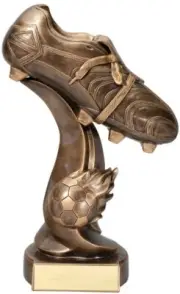 11" Soccer Fireball Series Trophy Personalized Free