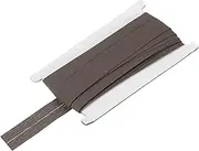 uxcell 1 Inch Single Fold Bias Tape Cotton Continuous Bulk Bias Tape for Sewing, Seaming Quilting Hemming Binding Crafts Simple Packaged (Brown 10 Yards)