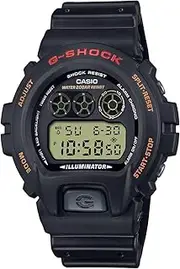 [Casio] G-Shock DW6900UB-9D Black Band Men's Digital Watch, Black Dial, 53.2 × 50 × 18.7 mm