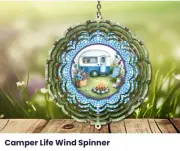 Camp trailer wind spinner