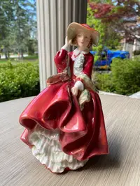 在飛比找Yahoo!奇摩拍賣優惠-英國骨瓷Royal Doulton皇家道爾頓骨瓷瓷偶紅衣To