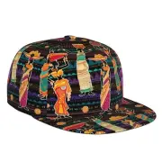 African Baseball Cap African Women Cap Flat Brim Summer Fashion Hat African C...