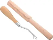 SHINEOFI 1Set Wooden Yarn Cutter Pole Multifunctional Thread Remover Tool for Hand Sewing Embroidery and Craft Projects Durable and Reliable Thread Cutting Stick