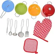 ERINGOGO DIY Cooking Fun for Kids Mini Kitchen Toys Set Simulation Kitchenware Perfect Present