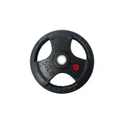 Olympic Rubber Coated Tri Grip Plate - 25kg [Sold In Pairs]