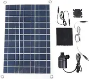 50W Solar Water Pump 800L/H DC12V Low Noise Solar Water Fountain Pump for Garden Family Water Fountain Irrigation Pump