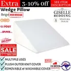 Giselle Bedding Wedge Pillow Memory Foam Pillows Leg Elevation Back Support New