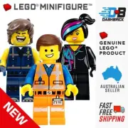 Genuine LEGO® Minifigures™ - Emmet + Wyldstyle + Rex COMBO, The LEGO Movie - NEW