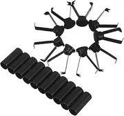 [COLLBATH] 10pcs Metal Hoodie Cord Caps Durable Decorative Ends for Jackets and Sweatshirts Stylish and Easy to Use Drawstring Stoppers for Outdoor Activities and Everyday Wear