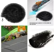 4M Gutter Guard Cleaning Brush Leaf Filter Stop Blocked Guttering Drain Downpipe