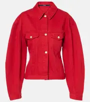 [Jacquemus] Jacquemus De-Nîmes denim jacket UK 12 red