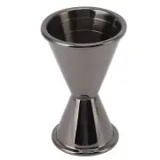 (Black Plating)Cocktail Jigger Double Sided Stainless Steel Bar Shot Measurin