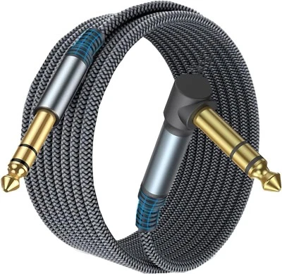 2M Guitar Lead Cord Cable 6.35mm, Jacks For Amp Pedals Instrument Noiseless, AU