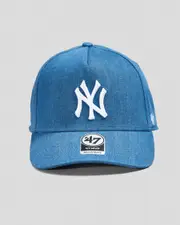 [Forty Seven] Forty Seven Men's New York Yankees 47 Mvp Dt Cap in Timber Blue One Size Timber Blue