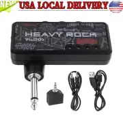 Portable Mini Amplifier Electric Guitar Bass Plug Headphone Amp Amplifier E2D4