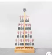 Hearth & Hand With Magnolia Christmas Advent Calendar Tree Wood and Metal