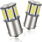 OBOLED 1156 P21W LED Bulb Super Bright 24SMD 382 BA15S 7506 12V 24V Replacement for RV Interior Light Car Backup Reverse Light Position DRL Turn Signal Tail Parking Stop Brake Lights 6500K White 2PCS